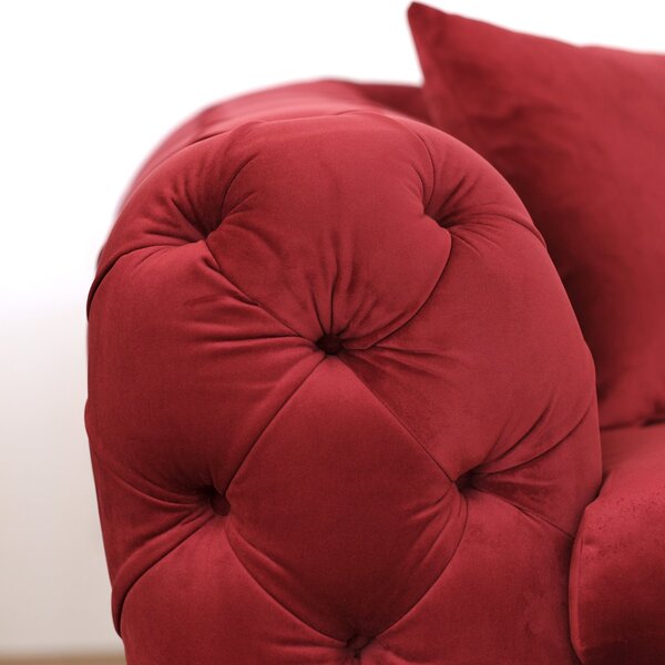 Divano Itaca Chesterfield in Velluto Premium - Iconico, Finiture di Pregio