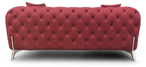 Divano Itaca Chesterfield in Velluto Premium - Iconico, Finiture di Pregio