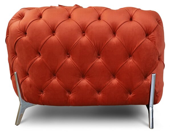 Divano Itaca Chesterfield in Velluto Premium - Iconico, Finiture di Pregio