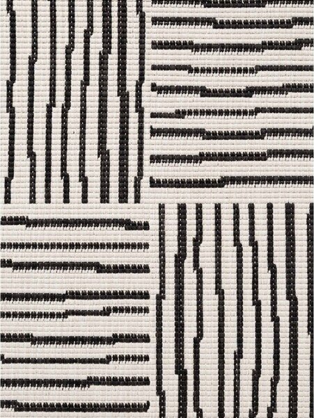 Tappeto da interno/esterno nero/color crema 200x300 cm Haringey Nightingale – Ted Baker