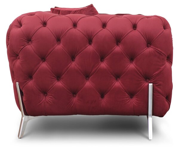 Divano Itaca Chesterfield in Velluto Premium - Iconico, Finiture di Pregio
