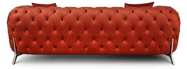 Divano Itaca Chesterfield in Velluto Premium - Iconico, Finiture di Pregio
