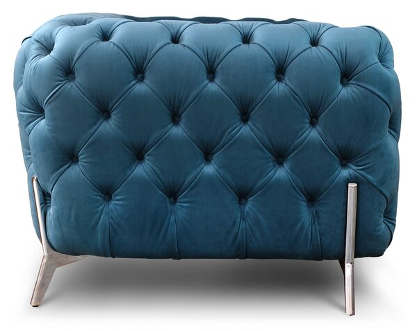 Divano Itaca Chesterfield in Velluto Premium - Iconico, Finiture di Pregio