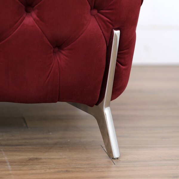 Divano Itaca Chesterfield in Velluto Premium - Iconico, Finiture di Pregio