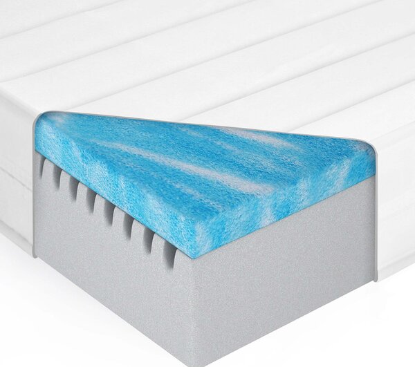 Materasso in gel e schiuma fredda con elasticità puntuale e rivestimento in microfibra di alta qualità - Materasso 200x200