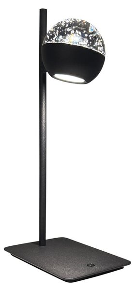 Steinhauer Exclusive - lampada da tavolo - BELLUNO - nero - vetro metallo - lampada da scrivania - LED - 4589ZW