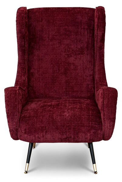 Poltrona Madame Velluto Ciniglia - Design Vintage, Iconica