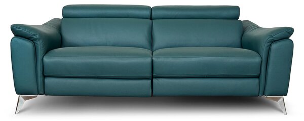 Divano Flow Relax Reclinabile in Pelle Primo Fiore – 2 posti Doppia Motorizzazione, Design Moderno