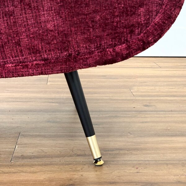 Poltrona Madame Velluto Ciniglia - Design Vintage, Iconica