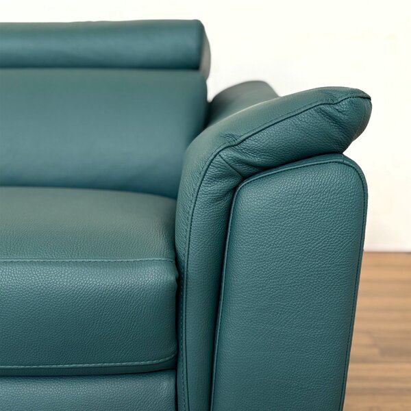 Divano Flow Relax Reclinabile in Pelle Primo Fiore – 2 posti Doppia Motorizzazione, Design Moderno