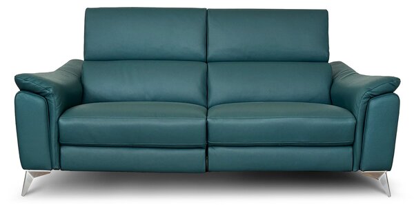 Divano Flow Relax Reclinabile in Pelle Primo Fiore – 2 posti Doppia Motorizzazione, Design Moderno