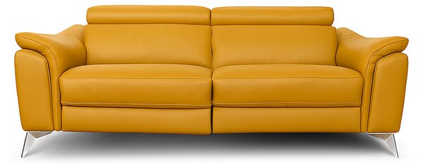 Divano Flow Relax Reclinabile in Pelle Primo Fiore – 2 posti Doppia Motorizzazione, Design Moderno