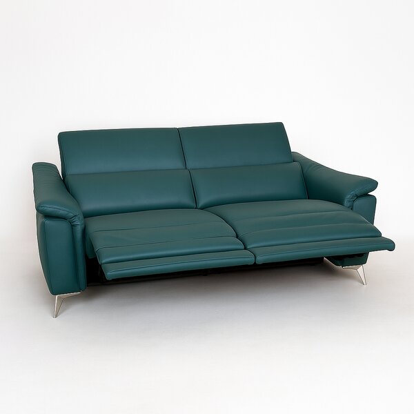 Divano Flow Relax Reclinabile in Pelle Primo Fiore – 2 posti Doppia Motorizzazione, Design Moderno