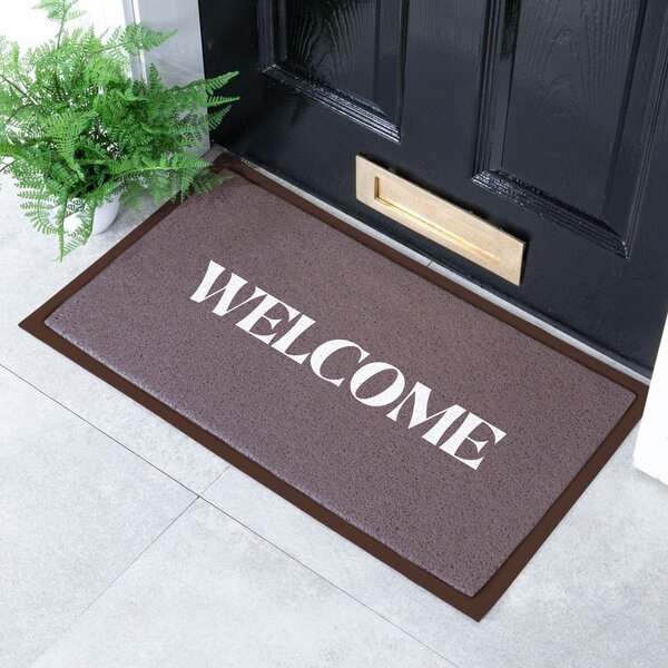 Zerbino in plastica riciclata 40x70 cm Welcome – Artsy Doormats