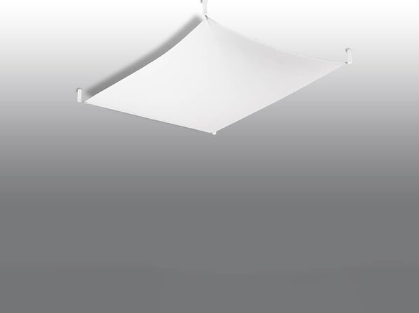 Lampada da Soffitto in Tessuto 2xG13 85W LUNA 1 Bianca