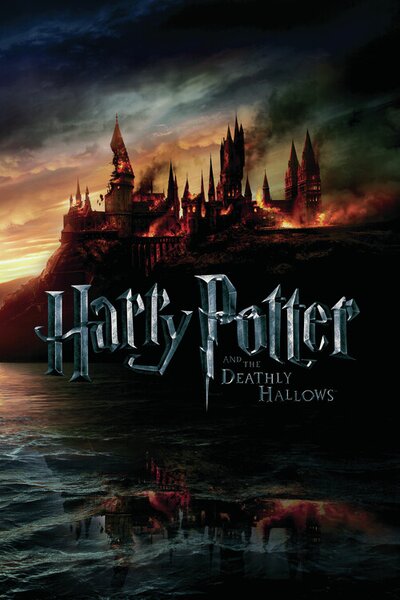 Stampa d'arte Harry Potter - Hogwarts in fire, (26.7 x 40 cm)