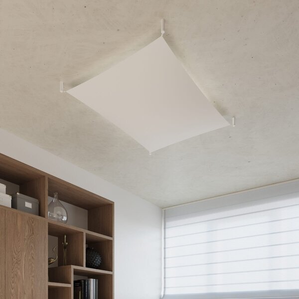 Lampada da Soffitto in Tessuto 2xG13 85W LUNA 1 Bianca