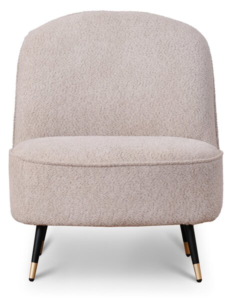 Poltrona Chicca tessuto bouclé beige