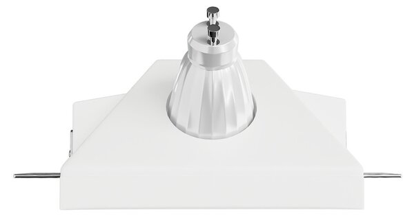 Applique da Incasso Segnapasso GU11 Ovale in Gesso Pitturabile