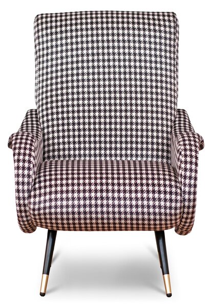 Poltrona Miss Tessuto e Velluto Premium - Design Iconico