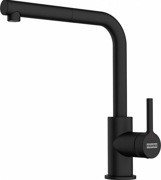 Miscelatore con doccetta estraibile, nero opaco Franke 388565