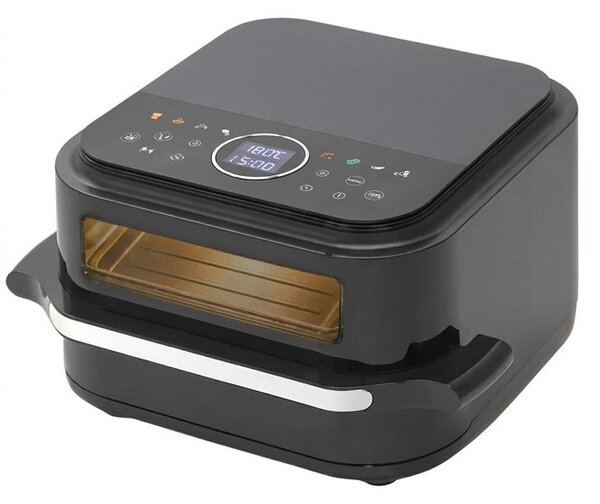 Melchioni Friggitrice ad Aria 5,5 Litri Potenza 2000 Watt con Doppia Resistenza e 10 Programmi colore Black - DALIA