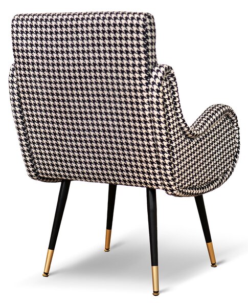 Sedia Miss in Tessuto Pied de Poule - Design Iconico