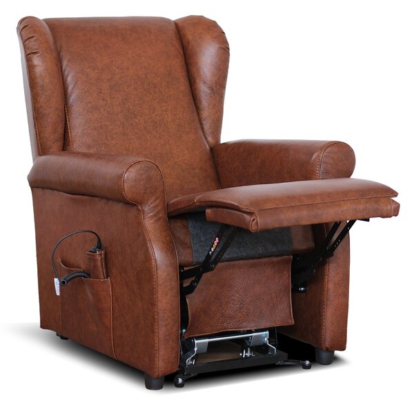 Poltrona Relax Ilde in Primo Fiore - Recliner Elettrico 2 Motori, Alzapersona - Roller System