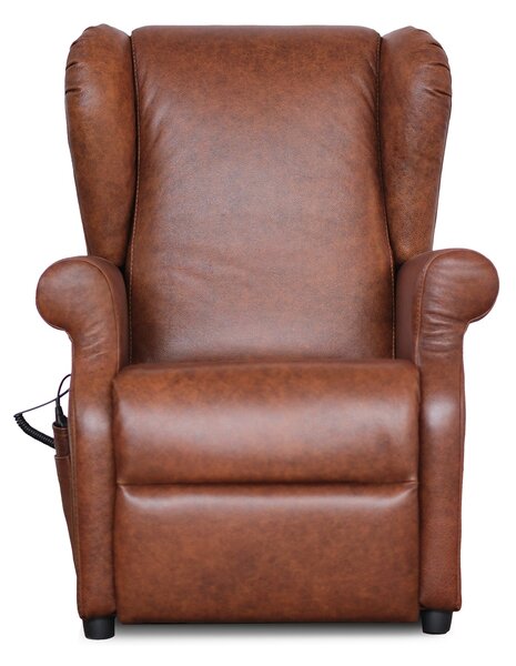 Poltrona Relax Ilde in Primo Fiore - Recliner Elettrico 2 Motori, Alzapersona - Roller System