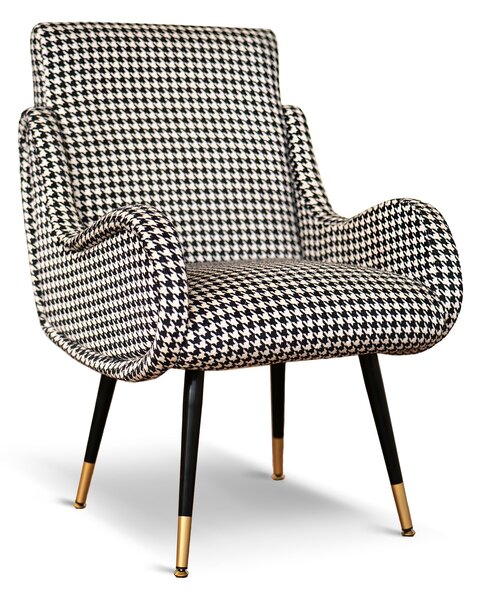 Sedia Miss in Tessuto Pied de Poule - Design Iconico