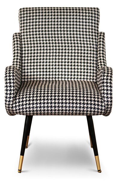 Sedia Miss in Tessuto Pied de Poule - Design Iconico