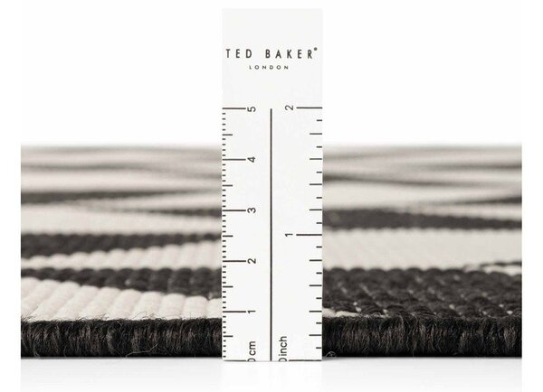 Tappeto da interno/esterno nero/color crema 120x170 cm Haringey Terrick – Ted Baker