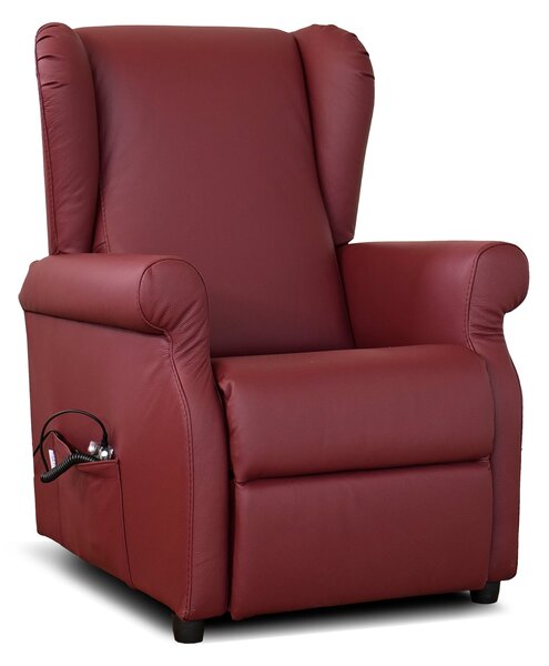 Poltrona Relax Ilde in Primo Fiore - Recliner Elettrico 2 Motori, Alzapersona - Roller System