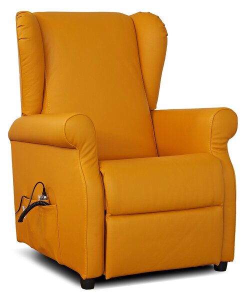 Poltrona Relax Ilde in Primo Fiore - Recliner Elettrico 2 Motori, Alzapersona - Roller System