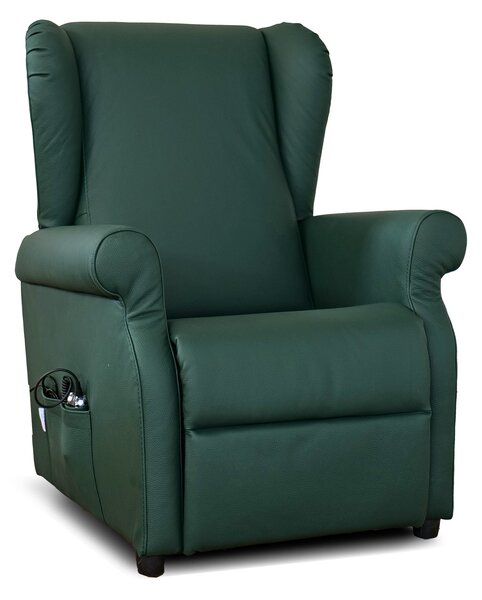 Poltrona Relax Ilde in Primo Fiore - Recliner Elettrico 2 Motori, Alzapersona - Roller System