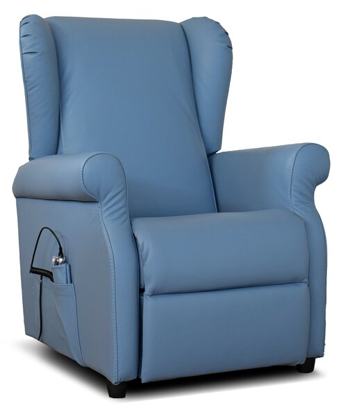 Poltrona Relax Ilde in Primo Fiore - Recliner Elettrico 2 Motori, Alzapersona - Roller System