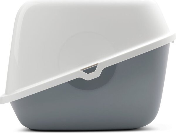 Lettiera per gatti Vadigran "Nestor GIANT", colore grigio, dimensioni 75,5 x 56 x 55,5 cm