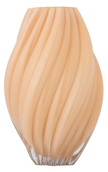 Vaso arancione in vetro (altezza totale 30 cm) Kanji – Bloomingville