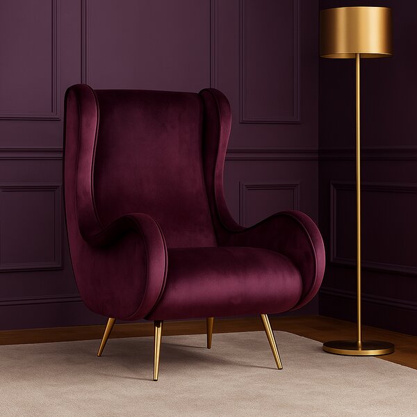 Poltrona Madame Velluto - Design Vintage, Iconica
