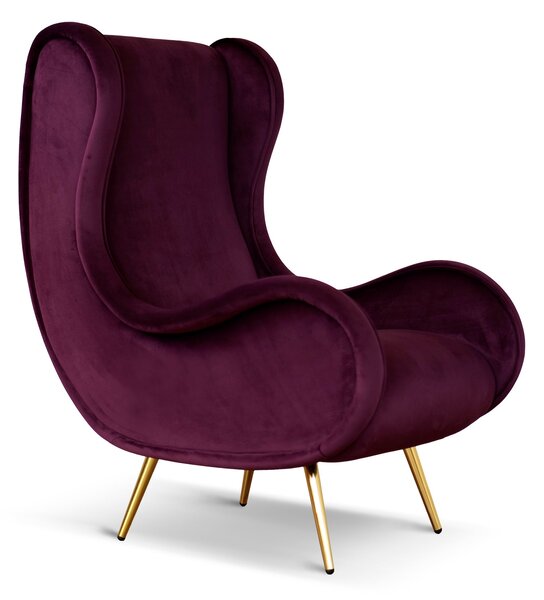 Poltrona Madame Velluto - Design Vintage, Iconica