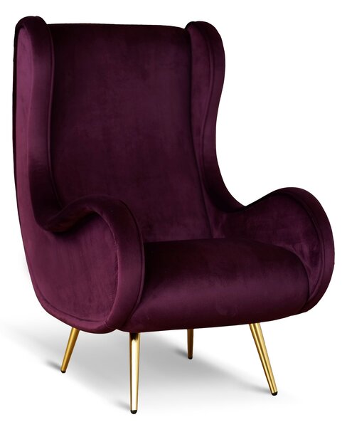Poltrona Madame Velluto - Design Vintage, Iconica