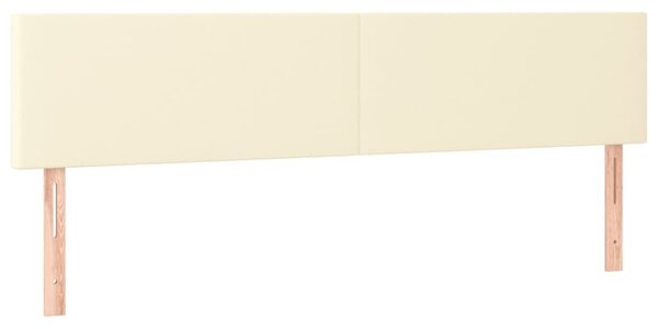 Testiera Crema 160x5x78/88 cm in Pelle finta