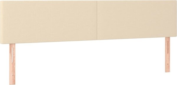 Testiere Crema 160x5x78/88 cm in Tessuto