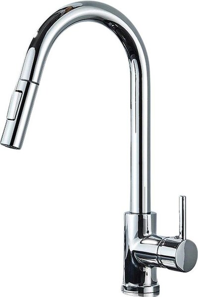 Rubinetto da cucina in acciaio inossidabile - Accessori per lavello cromati