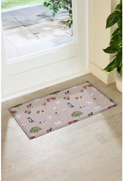 Zerbino in plastica riciclata 40x70 cm Farm Life – Artsy Doormats