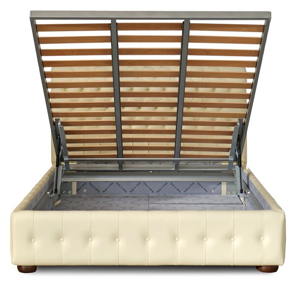 Letto Chesterfield Armonia Pelle Primo Fiore Premium - Design Iconico e Funzionale