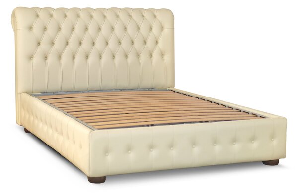 Letto Chesterfield Armonia Pelle Primo Fiore Premium - Design Iconico e Funzionale