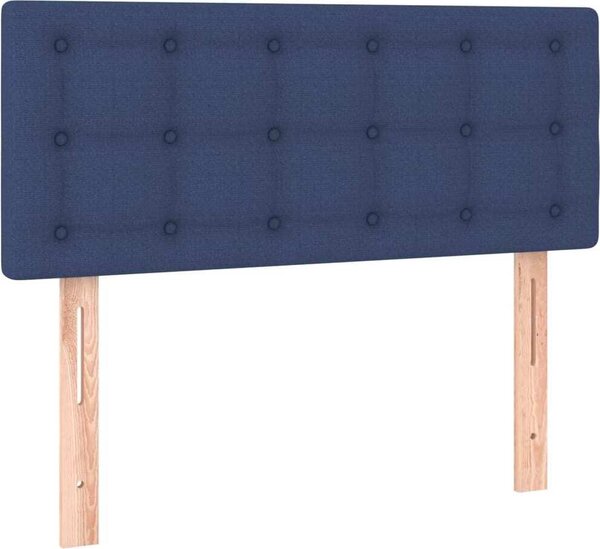 Testiera Blu 100x5x78/88 cm in Tessuto