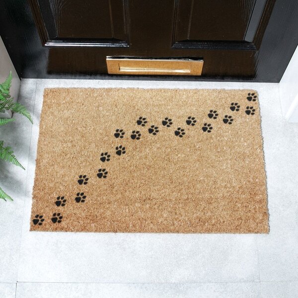 Zerbino in fibre di cocco 40x60 cm Paw Prints – Artsy Doormats