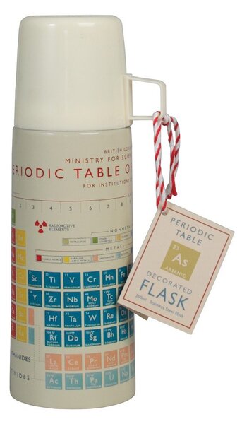 Borraccia termica color crema 350 ml Periodic Table – Rex London